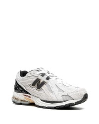 Мужские белые низкие кеды от New Balance