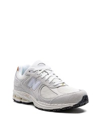 Мужские белые низкие кеды от New Balance