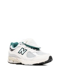 Мужские белые низкие кеды от New Balance