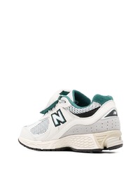 Мужские белые низкие кеды от New Balance