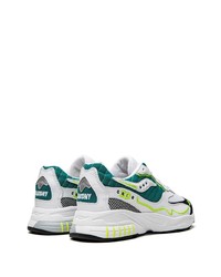 Мужские белые низкие кеды от Saucony