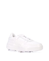 Мужские белые низкие кеды от 424