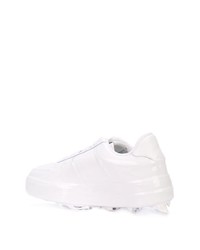 Мужские белые низкие кеды от 424