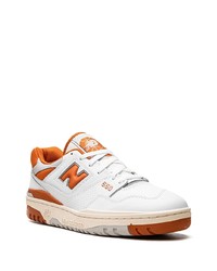 Мужские белые низкие кеды от New Balance