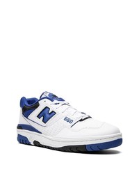 Мужские белые низкие кеды от New Balance