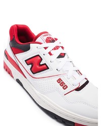 Мужские белые низкие кеды от New Balance