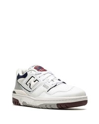 Мужские белые низкие кеды от New Balance