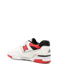 Мужские белые низкие кеды от New Balance