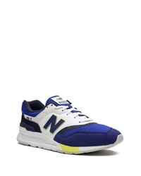 Мужские белые низкие кеды от New Balance