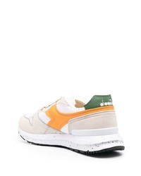 Мужские белые низкие кеды от Diadora
