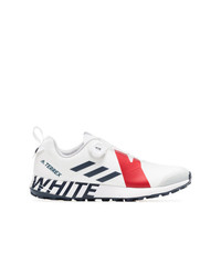 Мужские белые низкие кеды от Adidas By White Mountaineering