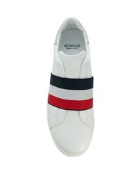 Женские белые низкие кеды от Moncler