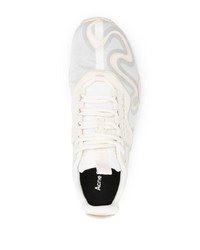 Мужские белые низкие кеды от Acne Studios