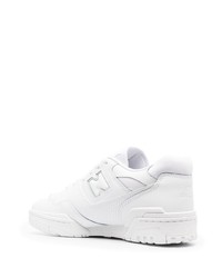 Мужские белые низкие кеды от New Balance