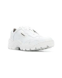 Мужские белые низкие кеды от Rombaut