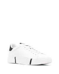 Мужские белые низкие кеды от Roberto Cavalli