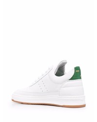 Мужские белые низкие кеды от Filling Pieces