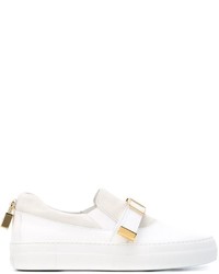 Женские белые низкие кеды от Buscemi