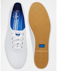 Женские белые низкие кеды от Keds