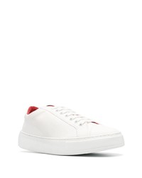 Мужские белые низкие кеды от Gcds