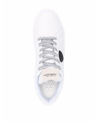 Мужские белые низкие кеды от Automobili Lamborghini