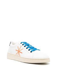 Мужские белые низкие кеды от Manuel Ritz