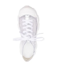 Мужские белые низкие кеды от Gcds