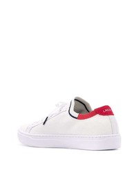 Мужские белые низкие кеды от Lacoste