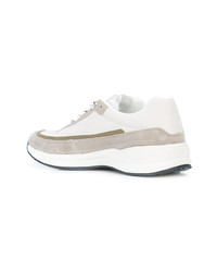 Мужские белые низкие кеды от A.P.C.