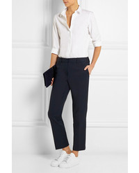 Женские белые низкие кеды от Jil Sander