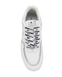 Мужские белые низкие кеды от Plein Sport