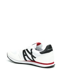 Мужские белые низкие кеды от Armani Exchange