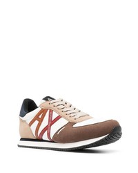 Мужские белые низкие кеды от Armani Exchange