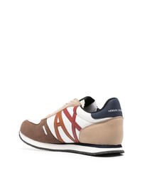 Мужские белые низкие кеды от Armani Exchange