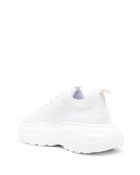 Мужские белые низкие кеды от PHILEO PARIS