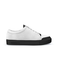 Мужские белые низкие кеды от Swear