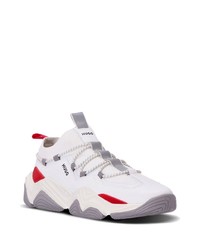 Мужские белые низкие кеды от Hugo