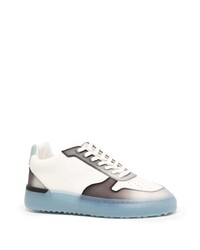 Мужские белые низкие кеды от Mallet