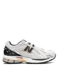 Мужские белые низкие кеды от New Balance