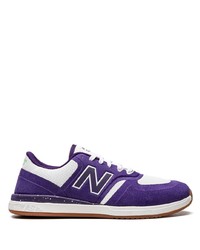 Мужские белые низкие кеды от New Balance