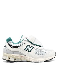 Мужские белые низкие кеды от New Balance