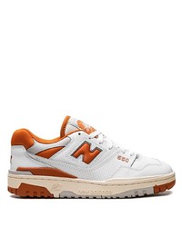 Мужские белые низкие кеды от New Balance