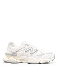 Мужские белые низкие кеды от New Balance