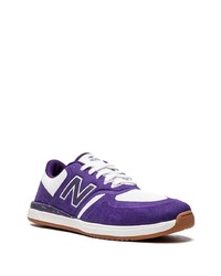 Мужские белые низкие кеды от New Balance