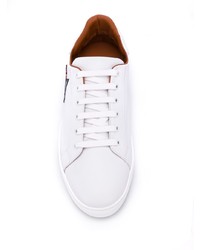 Мужские белые низкие кеды от Etro