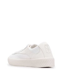 Мужские белые низкие кеды от BY FA