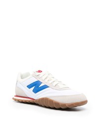 Мужские белые низкие кеды от New Balance