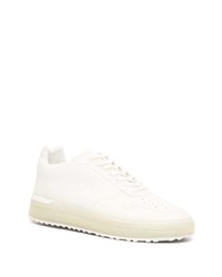 Мужские белые низкие кеды от Mallet