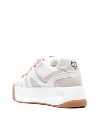 Мужские белые низкие кеды от Naked wolfe