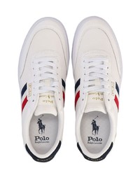 Мужские белые низкие кеды от Polo Ralph Lauren